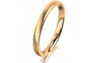 Ring 18 Karat Gelbgold 2.5 mm sandmatt