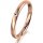 Ring 14 Karat Rotgold 2.5 mm l&auml;ngsmatt 1 Brillant G vs 0,025ct