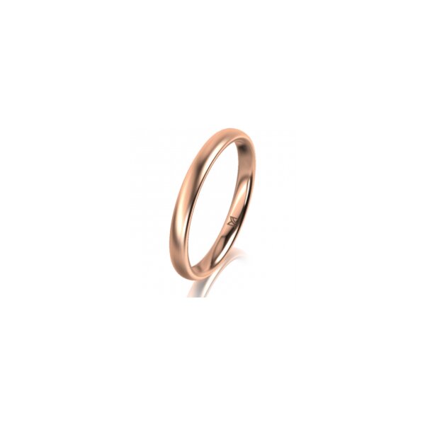 Ring 18 Karat Rotgold 2.5 mm l&auml;ngsmatt