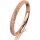 Ring 18 Karat Rotgold 2.5 mm kristallmatt