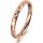 Ring 18 Karat Rotgold 2.5 mm diamantmatt 1 Brillant G vs 0,025ct