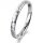 Ring 14 Karat Weissgold 2.5 mm diamantmatt