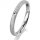 Ring 14 Karat Weissgold 2.5 mm kreismatt 1 Brillant G vs 0,025ct