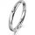 Ring 18 Karat Weissgold 2.5 mm poliert 1 Brillant G vs 0,025ct