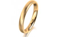 Ring 14 Karat Gelbgold 3.0 mm sandmatt