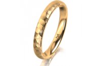 Ring 14 Karat Gelbgold 3.0 mm diamantmatt