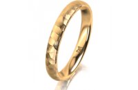 Ring 14 Karat Gelbgold 3.0 mm diamantmatt