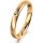 Ring 14 Karat Gelbgold 3.0 mm l&auml;ngsmatt 1 Brillant G vs 0,025ct
