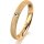 Ring 14 Karat Gelbgold 3.0 mm kreismatt 1 Brillant G vs 0,025ct