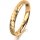 Ring 18 Karat Gelbgold 3.0 mm diamantmatt