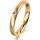 Ring 18 Karat Gelbgold 3.0 mm sandmatt 1 Brillant G vs 0,025ct