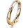 Ring 14 Karat Gelb-/Weissgold 3.0 mm poliert 1 Brillant G vs 0,025ct