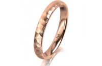 Ring 14 Karat Rotgold 3.0 mm diamantmatt