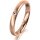 Ring 14 Karat Rotgold 3.0 mm sandmatt 1 Brillant G vs 0,025ct