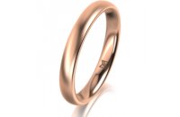 Ring 18 Karat Rotgold 3.0 mm l&auml;ngsmatt