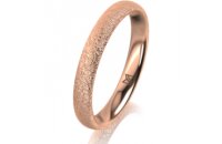 Ring 18 Karat Rotgold 3.0 mm kreismatt