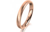 Ring 18 Karat Rotgold 3.0 mm sandmatt
