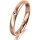 Ring 18 Karat Rotgold 3.0 mm l&auml;ngsmatt 1 Brillant G vs 0,025ct