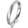 Ring 14 Karat Weissgold 3.0 mm sandmatt