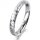 Ring 14 Karat Weissgold 3.0 mm diamantmatt