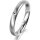 Ring 18 Karat Weissgold 3.0 mm l&auml;ngsmatt 1 Brillant G vs 0,025ct