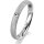 Ring 18 Karat Weissgold 3.0 mm kreismatt 1 Brillant G vs 0,025ct