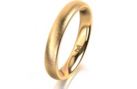 Ring 14 Karat Gelbgold 3.5 mm sandmatt