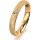 Ring 14 Karat Gelbgold 3.5 mm kreismatt 1 Brillant G vs 0,025ct