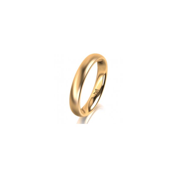 Ring 18 Karat Gelbgold 3.5 mm l&auml;ngsmatt