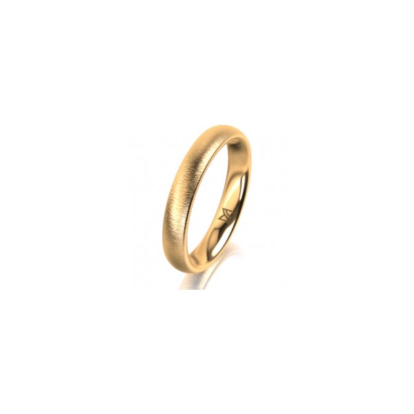 Ring 18 Karat Gelbgold 3.5 mm sandmatt