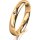 Ring 18 Karat Gelbgold 3.5 mm poliert 1 Brillant G vs 0,025ct