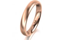 Ring 14 Karat Rotgold 3.5 mm l&auml;ngsmatt