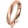 Ring 14 Karat Rotgold 3.5 mm sandmatt