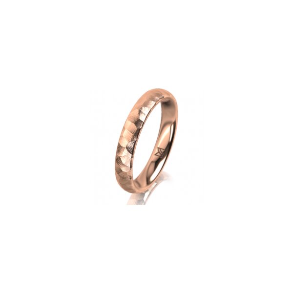 Ring 14 Karat Rotgold 3.5 mm diamantmatt