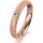 Ring 14 Karat Rotgold 3.5 mm kreismatt 1 Brillant G vs 0,025ct