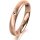 Ring 14 Karat Rotgold 3.5 mm sandmatt 1 Brillant G vs 0,025ct