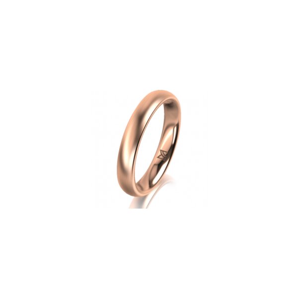 Ring 18 Karat Rotgold 3.5 mm l&auml;ngsmatt