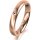 Ring 18 Karat Rotgold 3.5 mm l&auml;ngsmatt 1 Brillant G vs 0,025ct