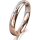 Ring 18 Karat Rot-/Weissgold 3.5 mm poliert 1 Brillant G vs 0,025ct