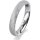 Ring 14 Karat Weissgold 3.5 mm kreismatt