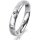 Ring 14 Karat Weissgold 3.5 mm diamantmatt 1 Brillant G vs 0,025ct