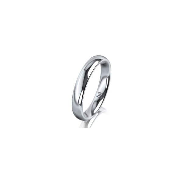 Ring 18 Karat Weissgold 3.5 mm poliert