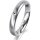 Ring 18 Karat Weissgold 3.5 mm l&auml;ngsmatt 1 Brillant G vs 0,025ct