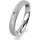 Ring 18 Karat Weissgold 3.5 mm kreismatt 1 Brillant G vs 0,025ct