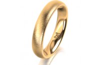 Ring 14 Karat Gelbgold 4.0 mm sandmatt