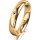 Ring 14 Karat Gelbgold 4.0 mm poliert 1 Brillant G vs 0,025ct