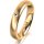 Ring 14 Karat Gelbgold 4.0 mm l&auml;ngsmatt 1 Brillant G vs 0,025ct