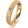 Ring 14 Karat Gelbgold 4.0 mm kreismatt 1 Brillant G vs 0,065ct