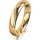 Ring 14 Karat Gelbgold 4.0 mm poliert 4 Brillanten G vs Gesamt 0,020ct