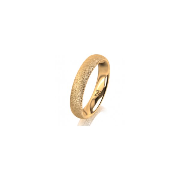 Ring 18 Karat Gelbgold 4.0 mm kreismatt